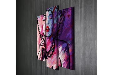 Dekorativ Canvastavla 3-Delar 45x20 cm - Flerfärgad - Inredning - Tavlor & posters - Canvastavla