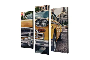 Dekorativ Canvastavla 3-Delar 45x20 cm - Flerfärgad - Inredning - Tavlor & posters - Canvastavla