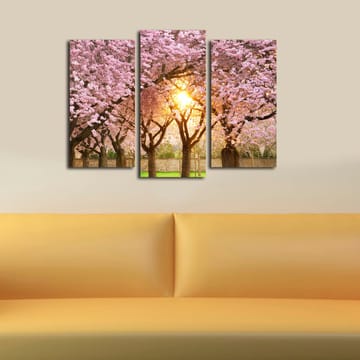 Dekorativ Canvastavla 3-Delar 45x20 cm - Flerfärgad - Inredning - Tavlor & posters - Canvastavla