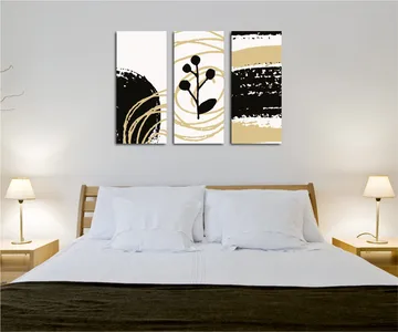 Dekorativ Canvastavla 3-Delar 45x20 cm - Flerfärgad - Inredning - Tavlor & posters - Canvastavla