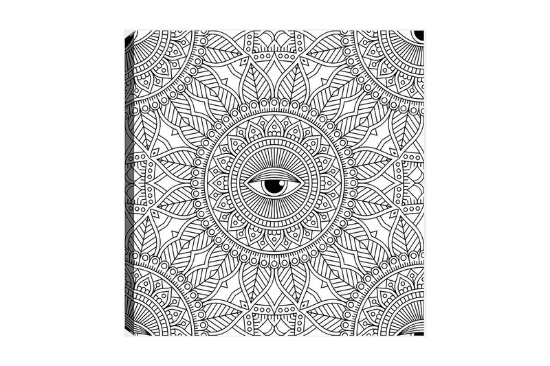 Dekorativ Canvastavla 30x30 cm, Vit|Svart