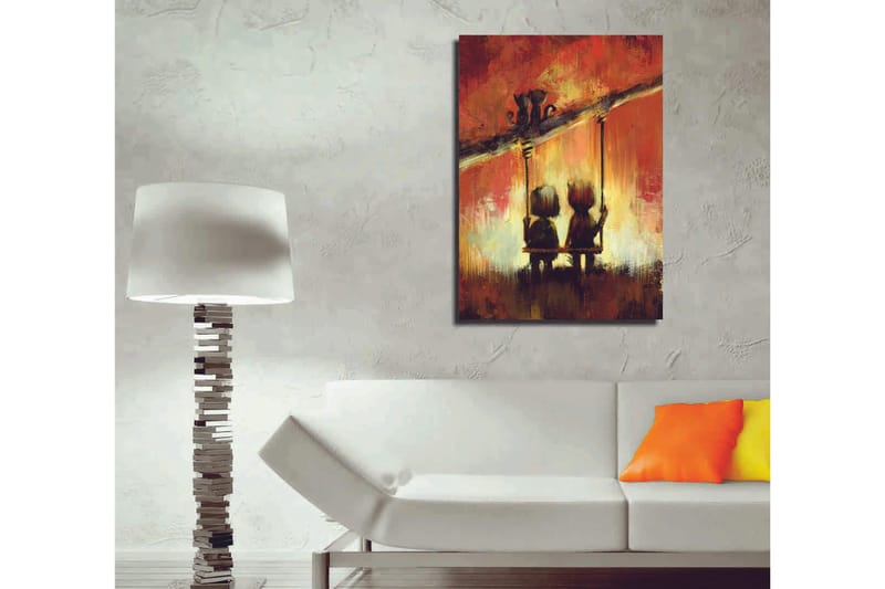 Dekorativ Canvastavla 30x40 cm, Flerfärgad