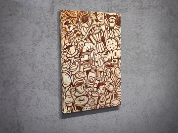Dekorativ Canvastavla 30x40 cm - Flerfärgad - Inredning - Tavlor & posters - Canvastavla