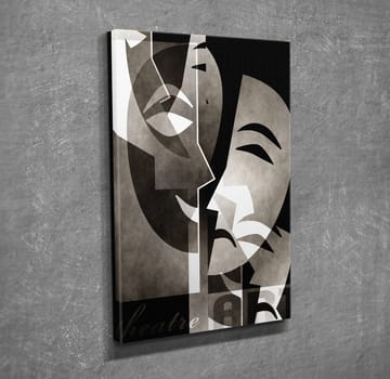 Dekorativ Canvastavla 30x40 cm - Flerfärgad - Inredning - Tavlor & posters - Canvastavla