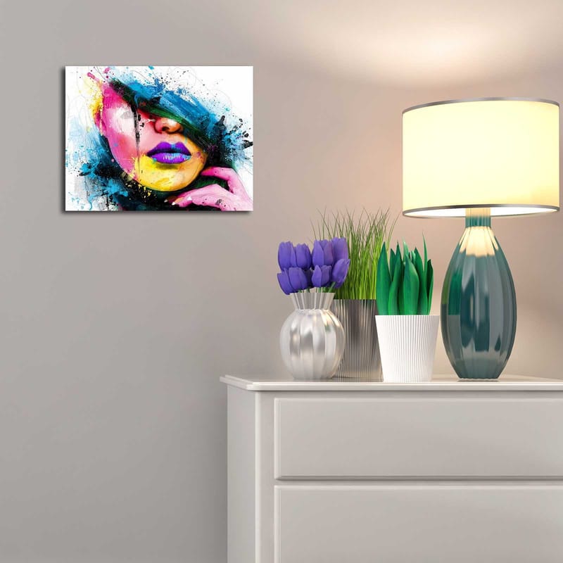 Dekorativ Canvastavla 30x40 cm - Flerfärgad - Inredning - Tavlor & posters - Canvastavla