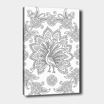 Dekorativ Canvastavla 30x40 cm - Vit|Svart - Inredning - Tavlor & posters - Canvastavla