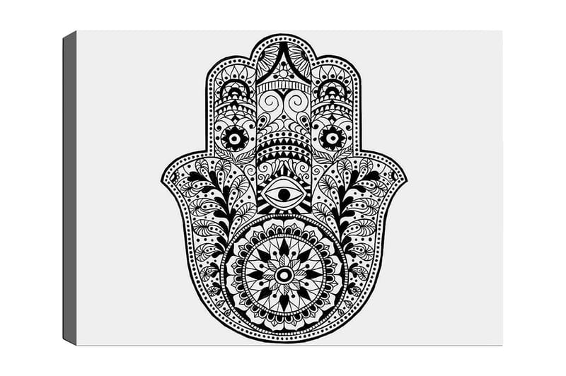 Dekorativ Canvastavla 30x40 cm - Vit|Svart - Inredning - Tavlor & posters - Canvastavla