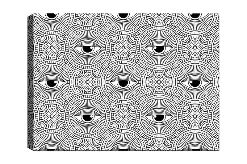 Dekorativ Canvastavla 30x40 cm - Vit|Svart - Inredning - Tavlor & posters - Canvastavla