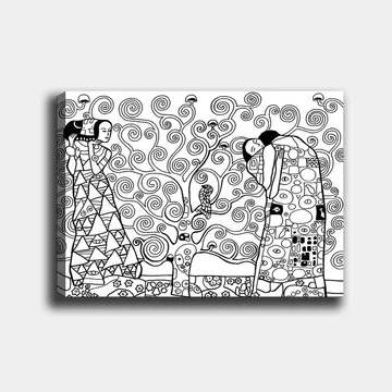 Dekorativ Canvastavla 30x40 cm - Vit|Svart - Inredning - Tavlor & posters - Canvastavla