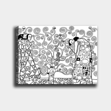 Dekorativ Canvastavla 30x40 cm - Vit|Svart - Inredning - Tavlor & posters - Canvastavla