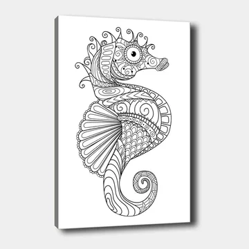 Dekorativ Canvastavla 30x40 cm - Vit|Svart - Inredning - Tavlor & posters - Canvastavla