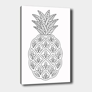 Dekorativ Canvastavla 30x40 cm - Vit|Svart - Inredning - Tavlor & posters - Canvastavla