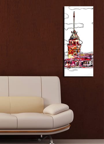 Dekorativ Canvastavla 30x70 cm - Flerfärgad - Inredning - Tavlor & posters - Canvastavla