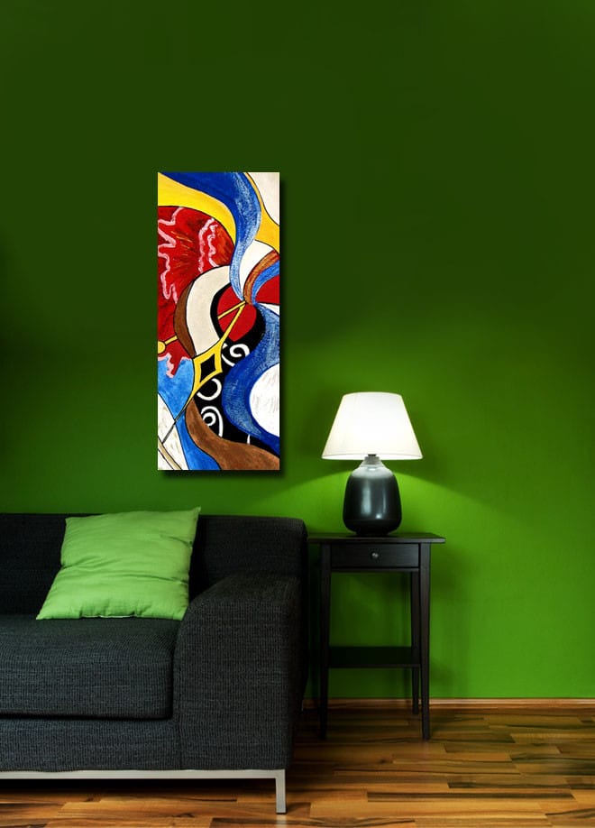 Dekorativ Canvastavla 30x70 cm - Flerfärgad - Inredning - Tavlor & posters - Canvastavla