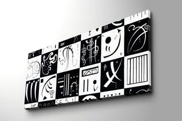 Dekorativ Canvastavla 30x70 cm - Flerfärgad - Inredning - Tavlor & posters - Canvastavla