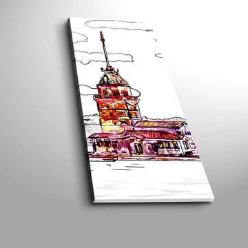 Dekorativ Canvastavla 30x70 cm - Flerfärgad - Inredning - Tavlor & posters - Canvastavla