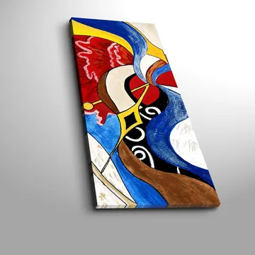 Dekorativ Canvastavla 30x70 cm - Flerfärgad - Inredning - Tavlor & posters - Canvastavla