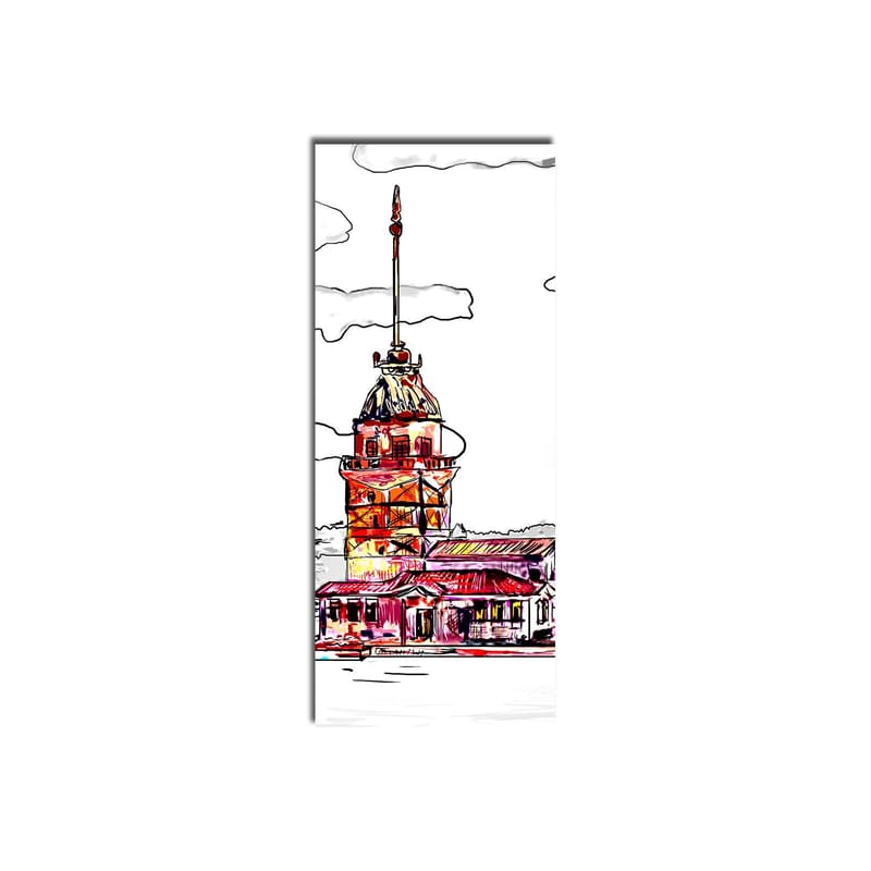Dekorativ Canvastavla 30x70 cm - Flerfärgad - Inredning - Tavlor & posters - Canvastavla