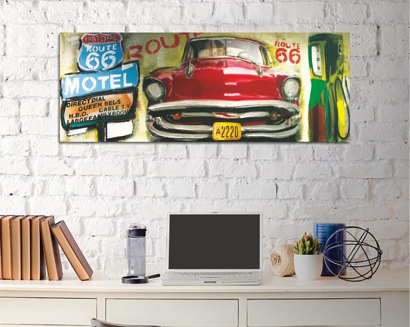 Dekorativ Canvastavla 30x80 cm - Flerfärgad - Inredning - Tavlor & posters - Canvastavla