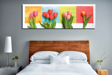 Dekorativ Canvastavla 30x80 cm - Flerfärgad - Inredning - Tavlor & posters - Canvastavla