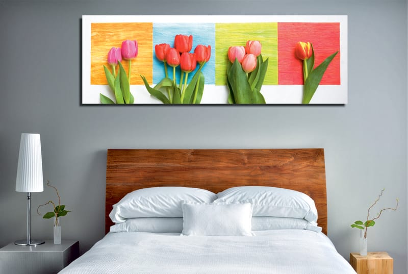 Dekorativ Canvastavla 30x80 cm - Flerfärgad - Inredning - Tavlor & posters - Canvastavla