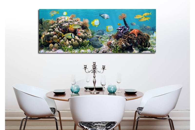 Dekorativ Canvastavla 30x80 cm - Flerfärgad - Inredning - Tavlor & posters - Canvastavla