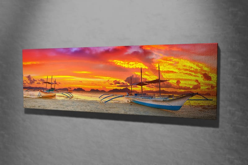 Dekorativ Canvastavla 30x80 cm - Flerfärgad - Inredning - Tavlor & posters - Canvastavla