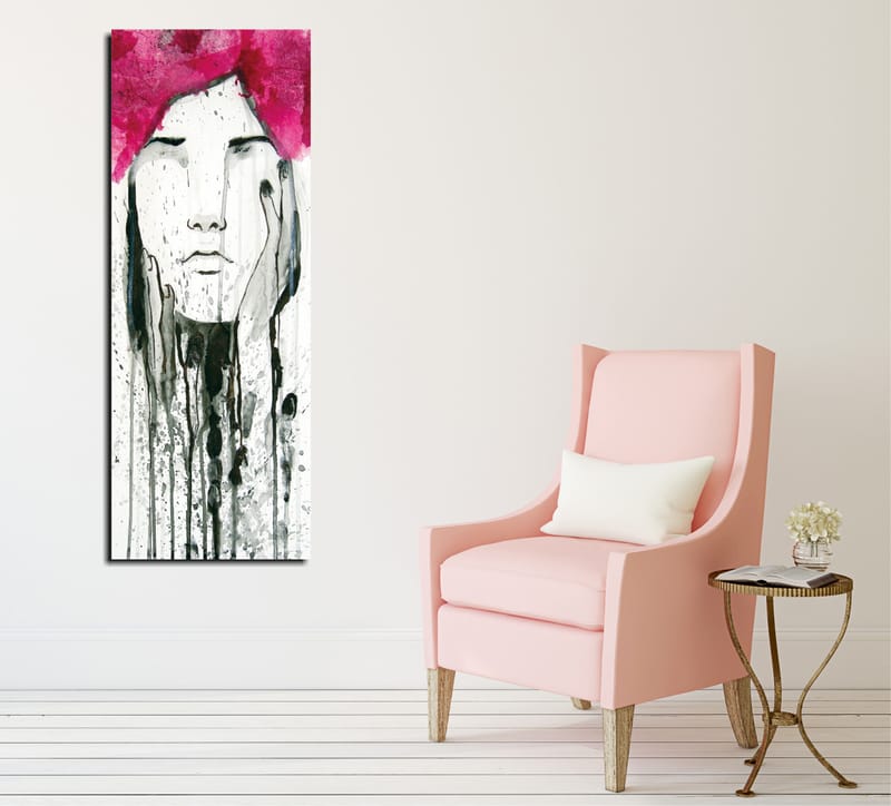 Dekorativ Canvastavla 30x80 cm - Flerfärgad - Inredning - Tavlor & posters - Canvastavla