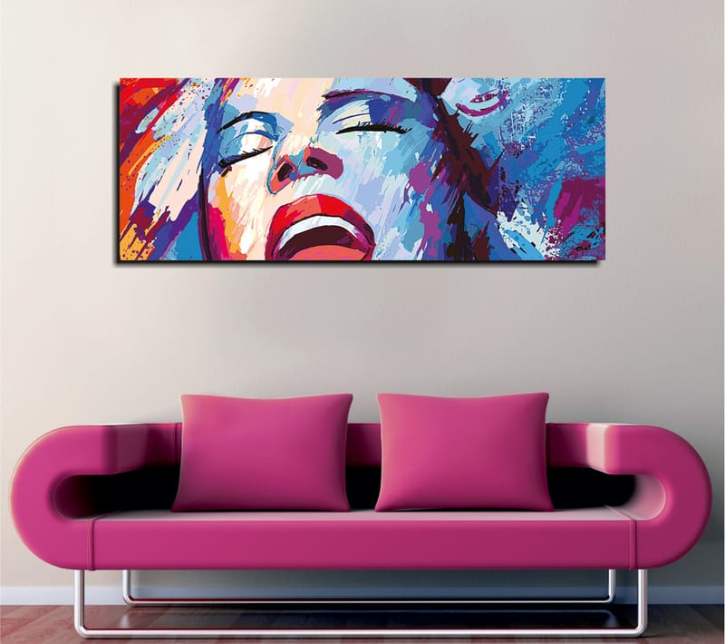 Dekorativ Canvastavla 30x80 cm - Flerfärgad - Inredning - Tavlor & posters - Canvastavla