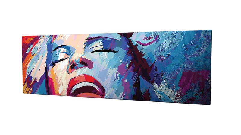 Dekorativ Canvastavla 30x80 cm - Flerfärgad - Inredning - Tavlor & posters - Canvastavla