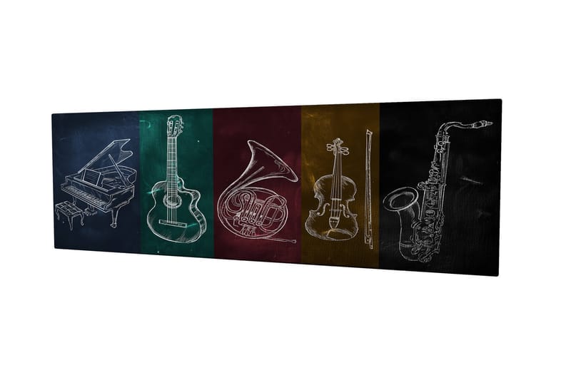 Dekorativ Canvastavla 30x80 cm - Flerfärgad - Inredning - Tavlor & posters - Canvastavla