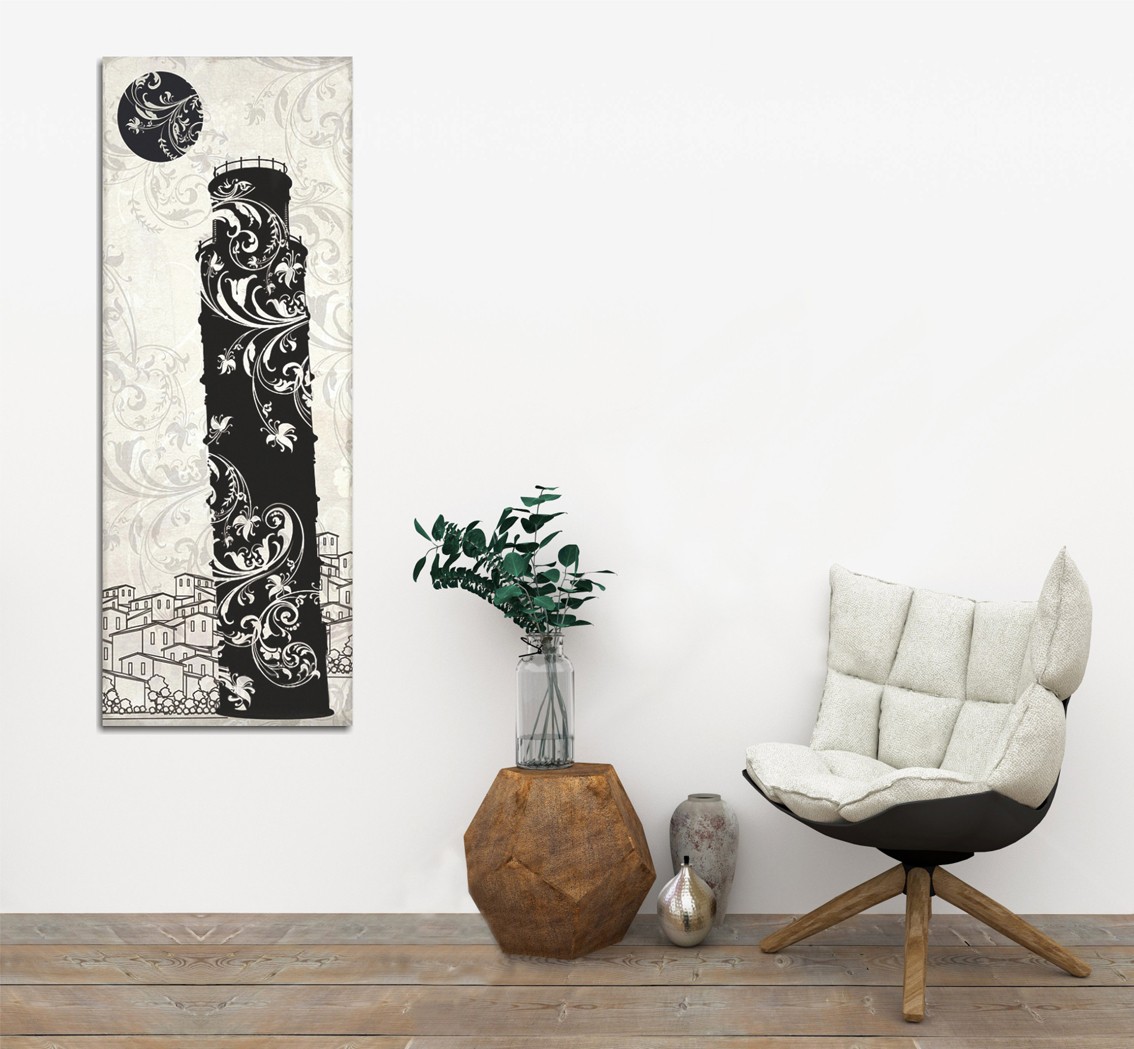 Dekorativ Canvastavla 30x80 cm Flerfärgad