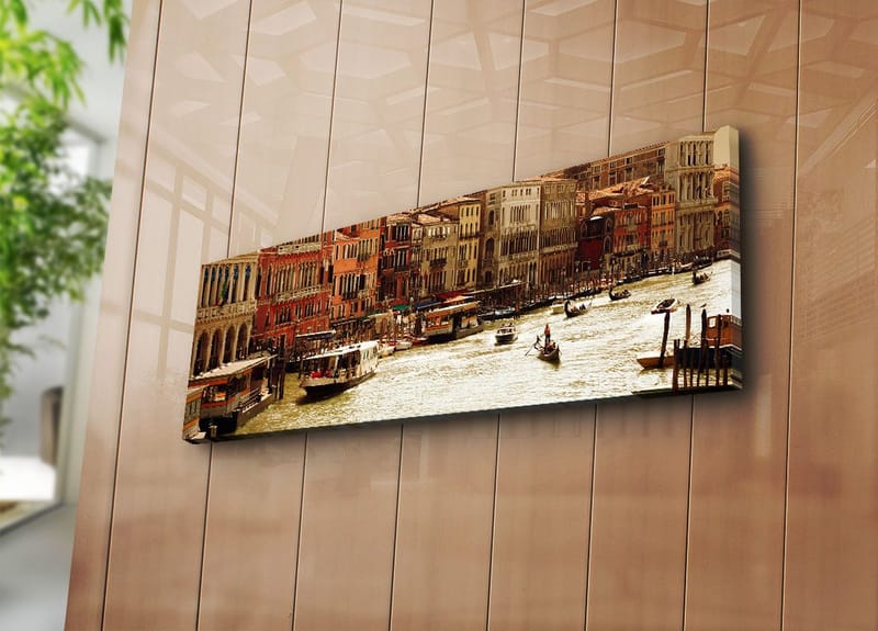 Dekorativ Canvastavla 30x90 cm - Flerfärgad - Inredning - Tavlor & posters - Canvastavla