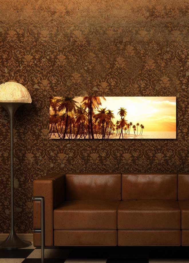 Dekorativ Canvastavla 30x90 cm - Flerfärgad - Inredning - Tavlor & posters - Canvastavla