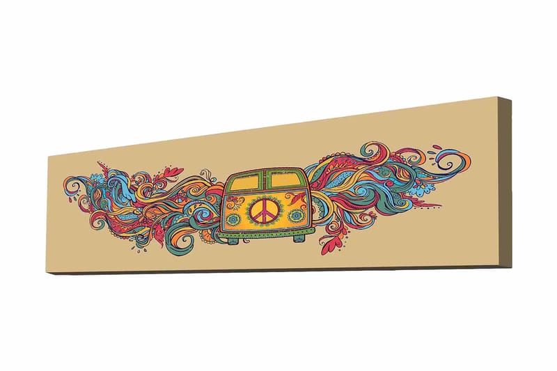 Dekorativ Canvastavla 30x90 cm - Flerfärgad - Inredning - Tavlor & posters - Canvastavla