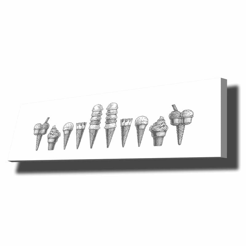 Dekorativ Canvastavla 30x90 cm - Flerfärgad - Inredning - Tavlor & posters - Canvastavla
