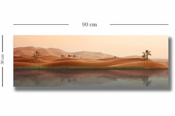 Dekorativ Canvastavla 30x90 cm - Flerfärgad - Inredning - Tavlor & posters - Canvastavla