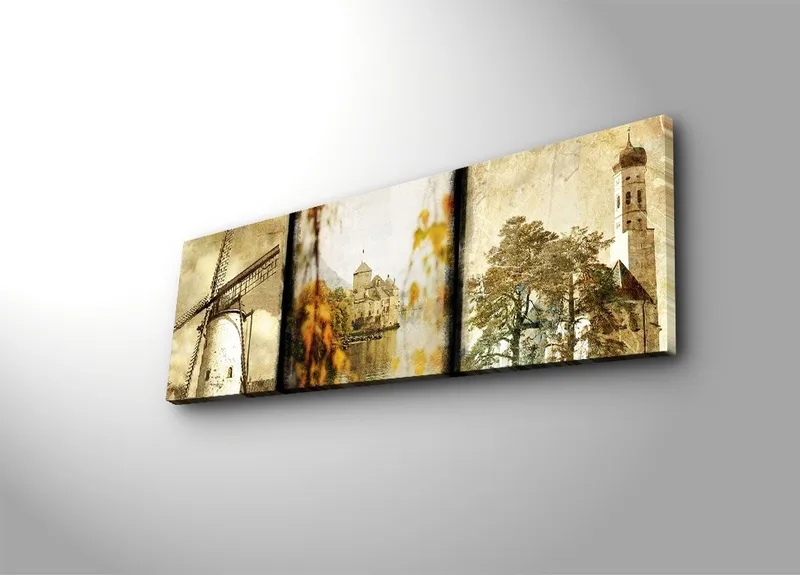Dekorativ Canvastavla 30x90 cm, Flerfärgad
