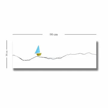 Dekorativ Canvastavla 30x90 cm - Flerfärgad - Inredning - Tavlor & posters - Canvastavla