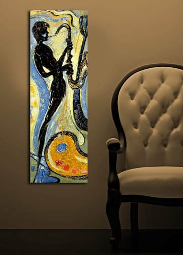 Dekorativ Canvastavla 30x90 cm - Flerfärgad - Inredning - Tavlor & posters - Canvastavla