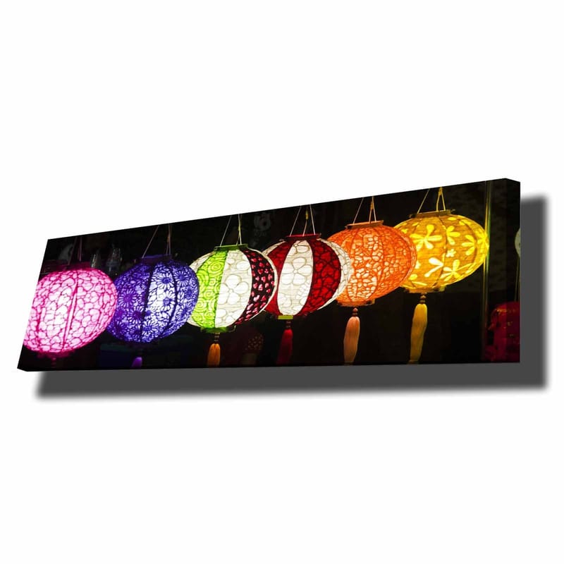 Dekorativ Canvastavla 30x90 cm, Flerfärgad