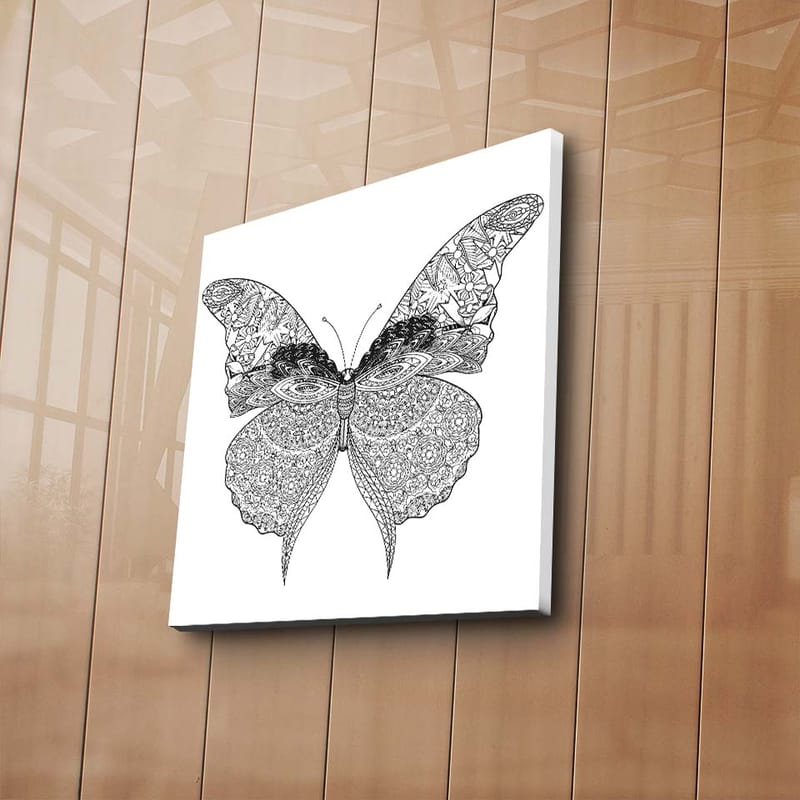 Dekorativ Canvastavla 45x45 cm - Flerfärgad - Inredning - Tavlor & posters - Canvastavla