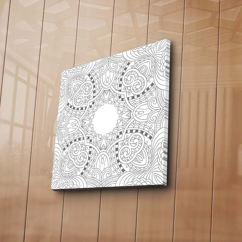 Dekorativ Canvastavla 45x45 cm - Flerfärgad - Inredning - Tavlor & posters - Canvastavla
