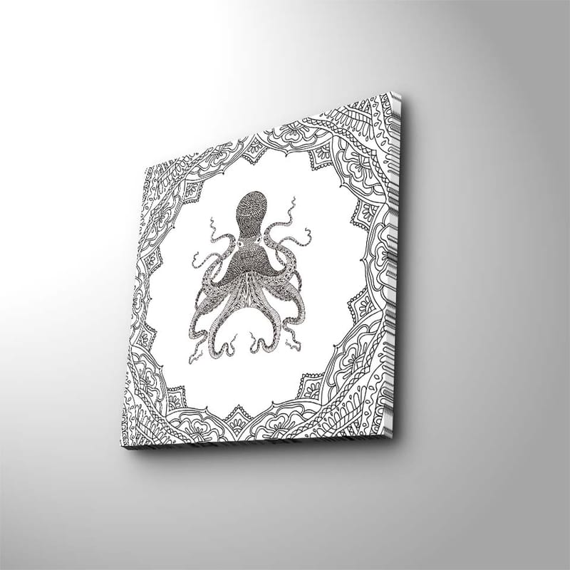 Dekorativ Canvastavla 45x45 cm - Flerfärgad - Inredning - Tavlor & posters - Canvastavla