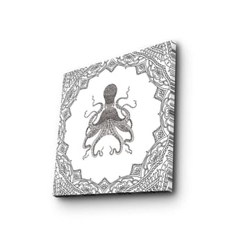 Dekorativ Canvastavla 45x45 cm - Flerfärgad - Inredning - Tavlor & posters - Canvastavla