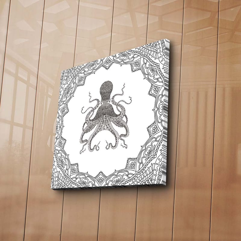 Dekorativ Canvastavla 45x45 cm - Flerfärgad - Inredning - Tavlor & posters - Canvastavla