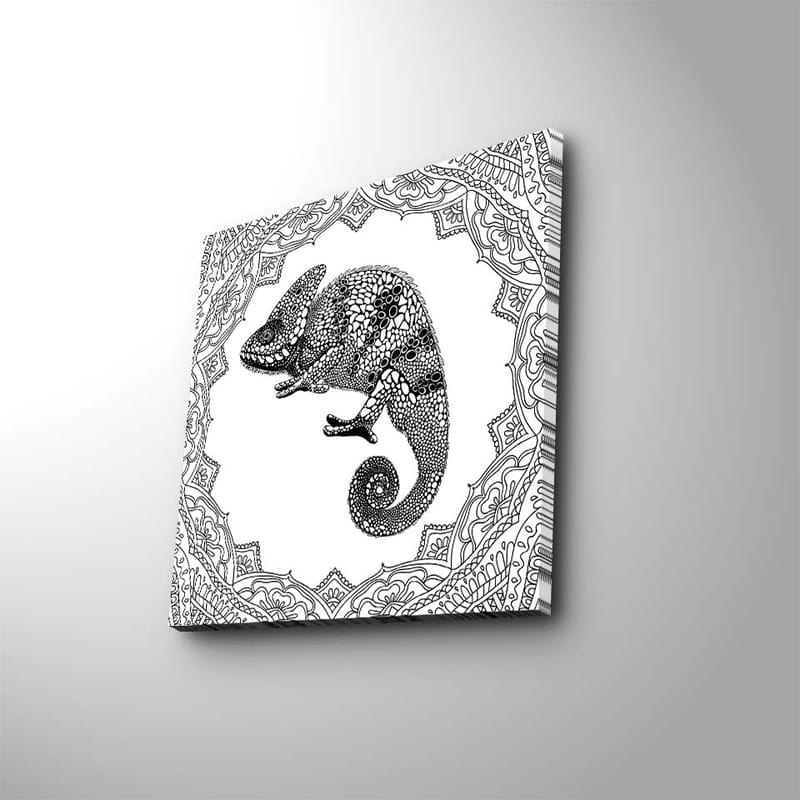 Dekorativ Canvastavla 45x45 cm - Flerfärgad - Inredning - Tavlor & posters - Canvastavla
