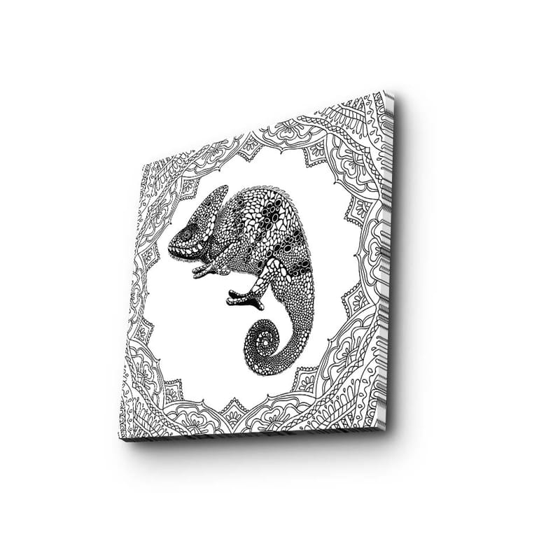 Dekorativ Canvastavla 45x45 cm - Flerfärgad - Inredning - Tavlor & posters - Canvastavla
