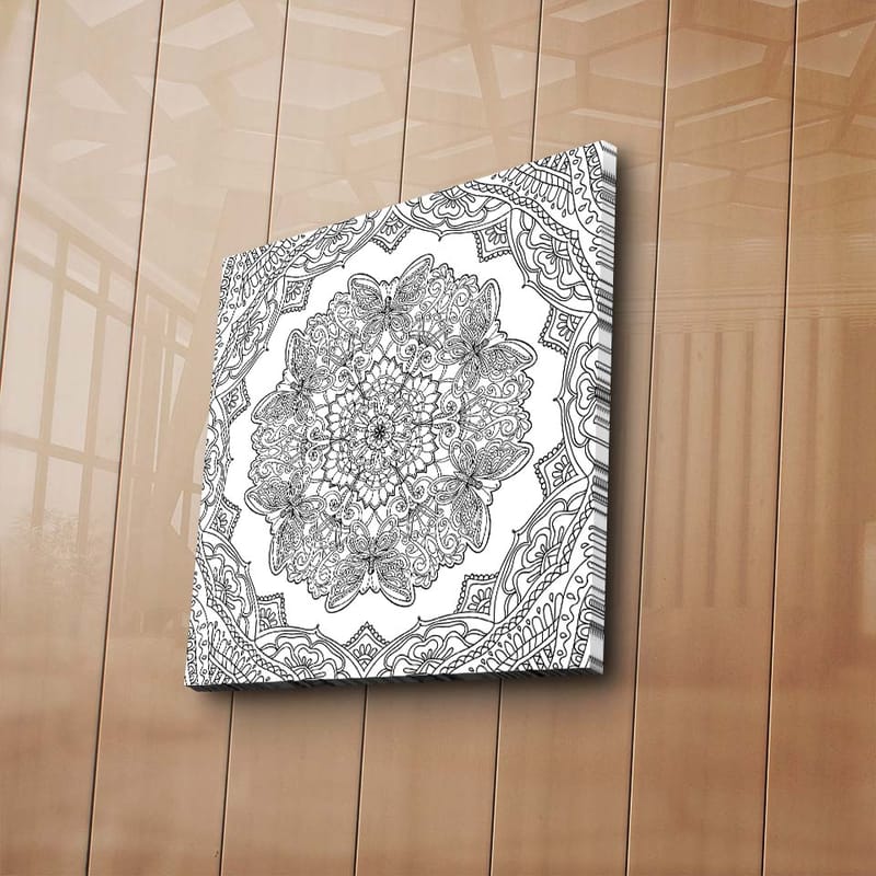 Dekorativ Canvastavla 45x45 cm - Flerfärgad - Inredning - Tavlor & posters - Canvastavla