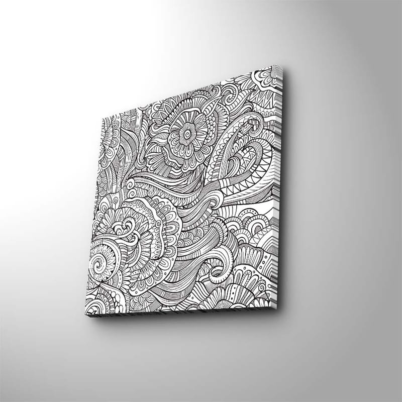 Dekorativ Canvastavla 45x45 cm - Flerfärgad - Inredning - Tavlor & posters - Canvastavla